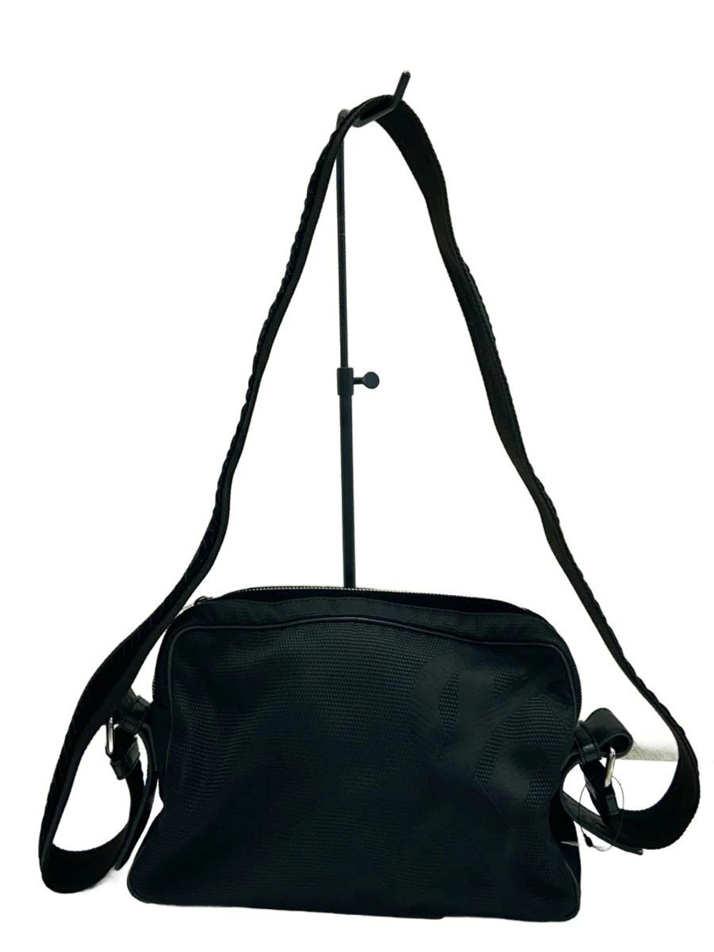 Saint Laurent Yves Shoulder Bag Canvas Black 116159 002058